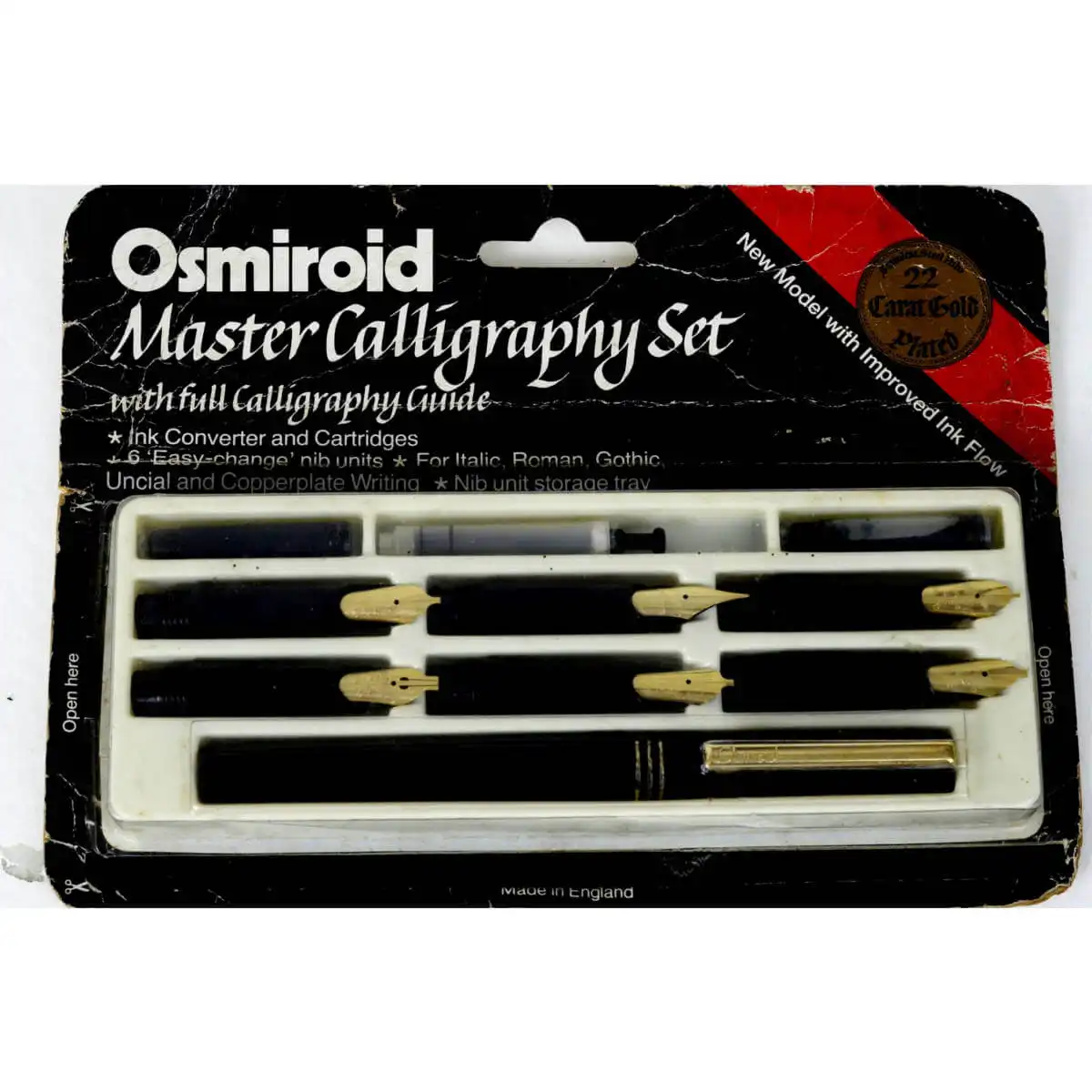 カリグラフィ ペン セット osmiroid Vintage Osmiroid Easy Change Calligraphy Fountain Pen Sets