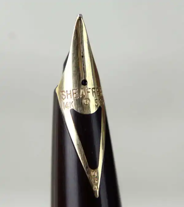 Vintage Sheaffer Desk fountain pen with 14K gold M nib - Image 9