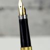 Vintage parker 75 perle gold filled fountain pen  with 14K XF nib - Image 7