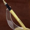 Vintage parker 75 perle gold filled fountain pen  with 14K XF nib - Image 2