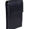 genuine leather pen pouch  for 4 super jumbo pens  - Jet Black - Image 5