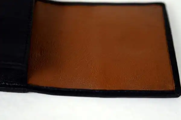genuine leather pen pouch  for 4 super jumbo pens  - Jet Black - Image 10