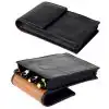 black leather pouch super jumbo