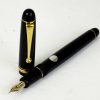 Vintage Pilot Custom 74 black barrel fountain pen -  14K 585 solid gold M nib - Image 4