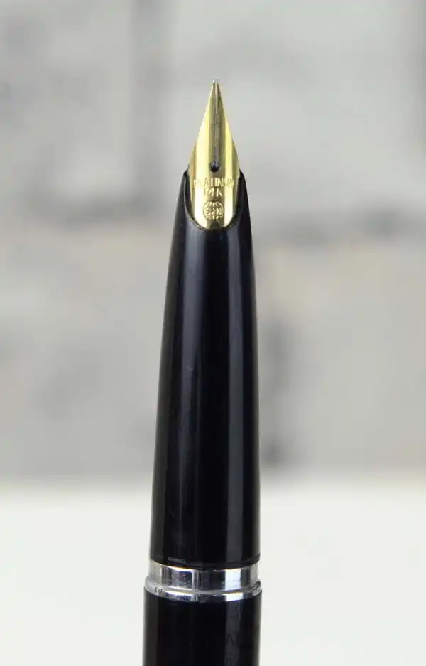 Vintage platinum classic  fountain pen -  14K 585 solid gold M nib - Image 6