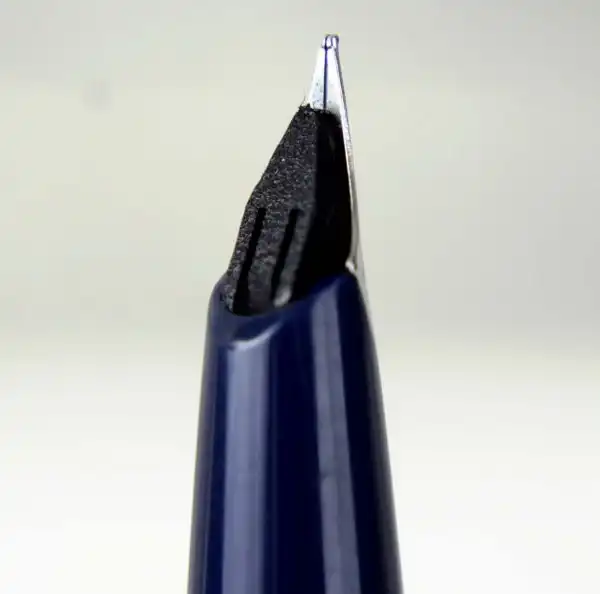 Sheaffer Vintage imperial 440 blue barrel fountain pen - USA - inlaid F nib - Image 6