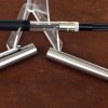 Montblanc Noblesse slimline fountain pen  Platinum coated B nib - Mint - Image 3