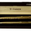 Vintage Parker 61 cumulus fountain pen and ballpoint pen set with 14K B nib - Image 5