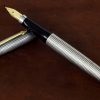 Vintage parker 75 sterling silver fountain pen 14Karat Gold F nib - Image 3