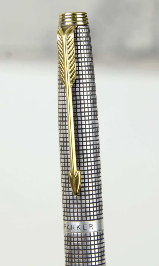 Vintage parker 75 sterling silver fountain pen with 14K gold Fine nib