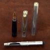 Vintage parker 75 sterling silver fountain pen 14Karat Gold F nib - Image 5