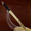 parker 95 flighter 12K gold filled  fountain pen  with 23K gold plated M nib - Image 2