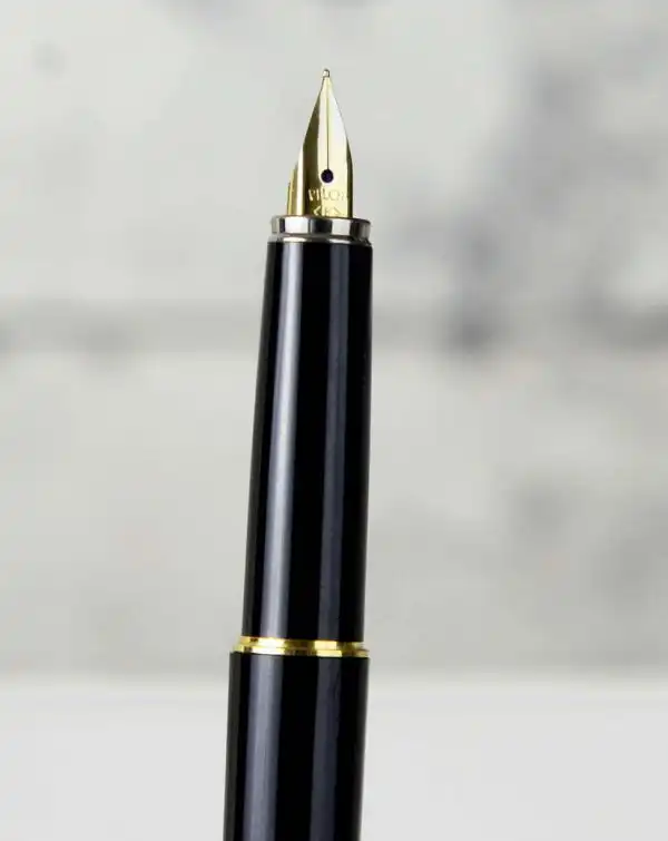 Pilot Vintage Superior fountain pen - 23K gold plated semi-hooded F nib - Image 5