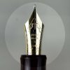 Vintage Pilot Custom 74 burgundy  fountain pen -  14K 585 solid gold M nib - Image 8