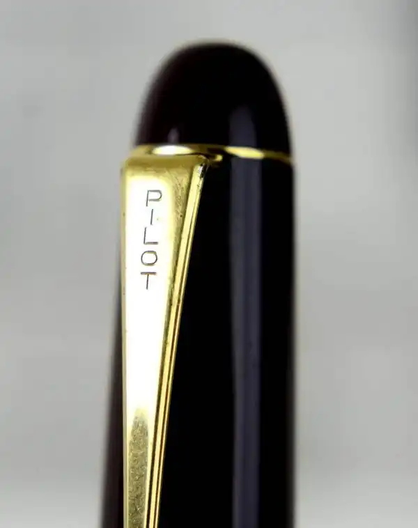 Vintage Pilot Custom 74 burgundy  fountain pen -  14K 585 solid gold M nib - Image 9