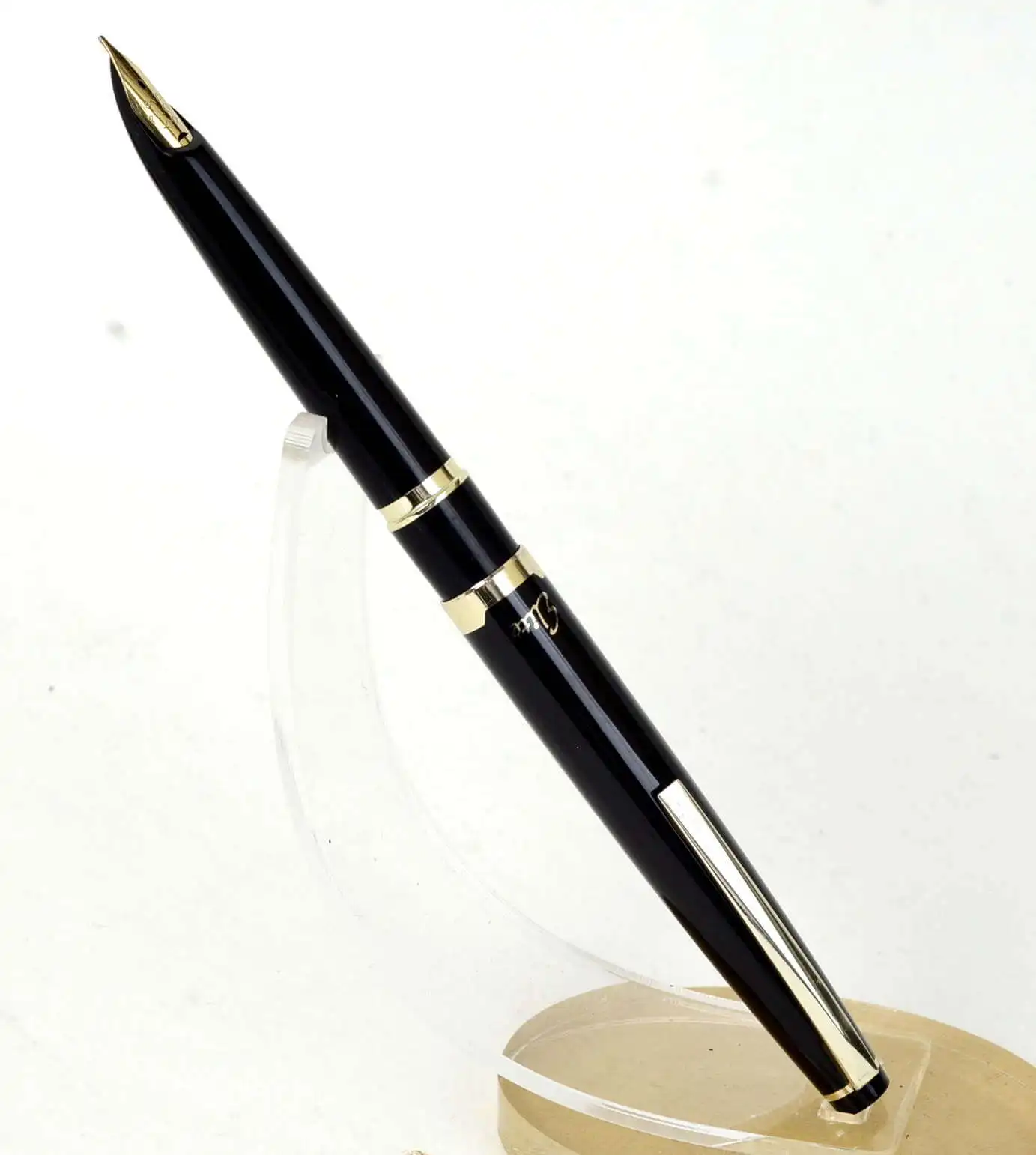 Vintage pilot Elite 95s  posted fountain pen with 18K solid gold M nib - Image 5
