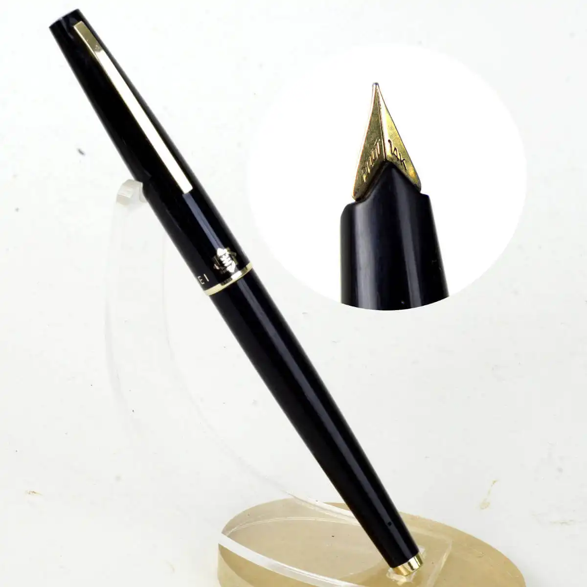 PILOT - U-tan専用 18K-750 未使用 名入＆14K-585 未使用 23114 vintage-pilot-fountain-pen-14K