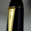 Vintage Pilot Namiki Custom 67 black barrel fountain pen -  14K 585 solid gold M nib - Image 9