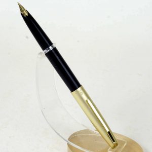 vintage-platinum-fountain-pen-14K-solid-gold-M-nib-japan
