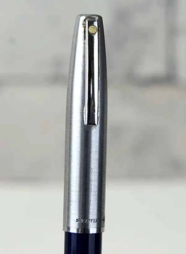 Sheaffer Vintage imperial 440 blue barrel fountain pen - USA - inlaid F nib - Image 10