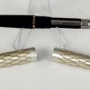 Vintage sheaffer lady 642  Silver plated  barrel fountain pen 14K solid gold M nib - Image 3