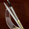 Vintage sheaffer targa 1001XGS slim fountain pen and ballpoint pen set 14K gold F nib - Image 2