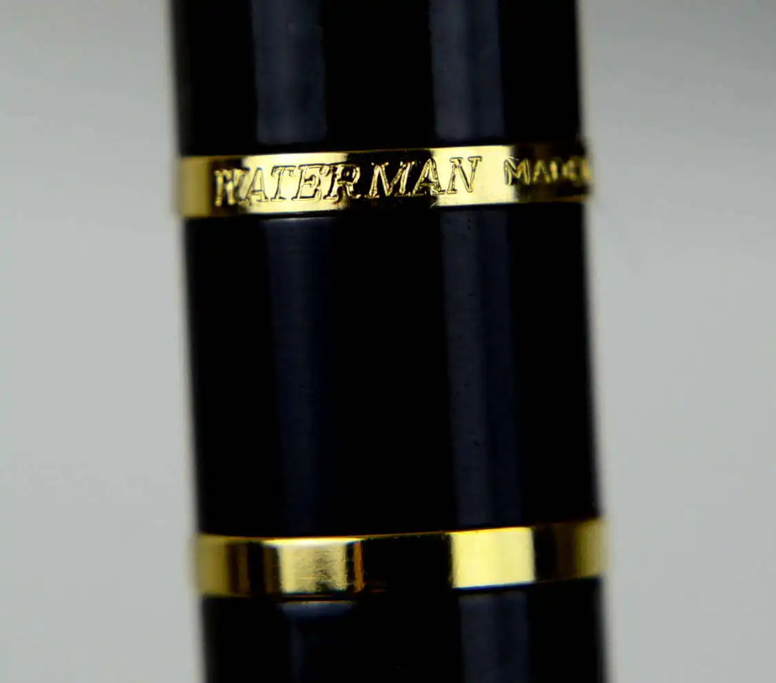 Vintage Waterman Laureat fountain pen and ballpoint set with 23K GP medium nib - Image 6