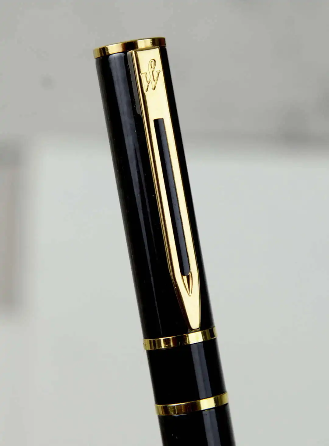 Vintage Waterman Laureat fountain pen and ballpoint set with 23K GP medium nib - Image 9