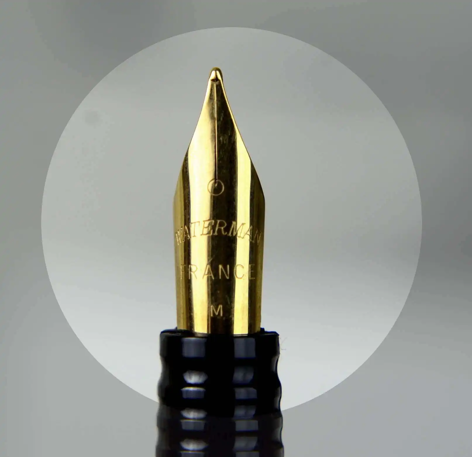 Vintage Waterman Laureat fountain pen and ballpoint set with 23K GP medium nib - Image 4