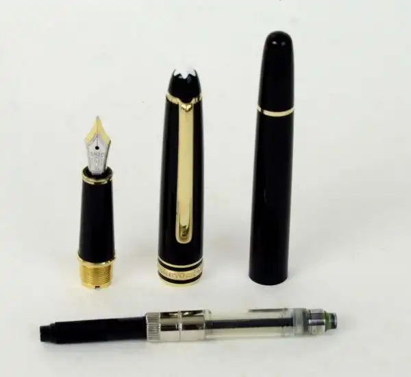 Montblanc Meisterstück 144  fountain pen 14K gold dualtone M nib - Mint - Image 3