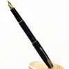 Vintage parker sonnet matte black fountain pen with gold plated M nib - Used - Image 2