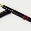 Vintage parker sonnet matte black fountain pen with gold plated M nib - Used - Image 4