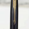 Vintage parker sonnet matte black fountain pen with gold plated M nib - Used - Image 11