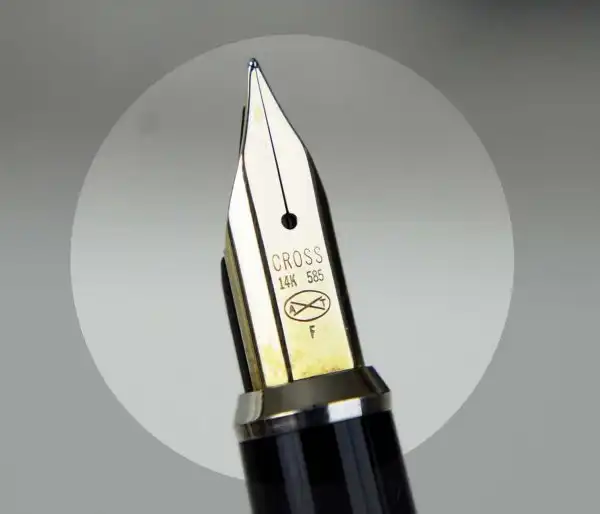 Vintage cross century fountain pen - 10K gold filled barrel and 14K solid gold nib - Image 8