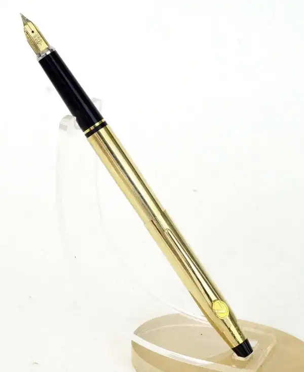 Vintage cross century fountain pen - 10K gold filled barrel and 14K solid gold nib - Image 7