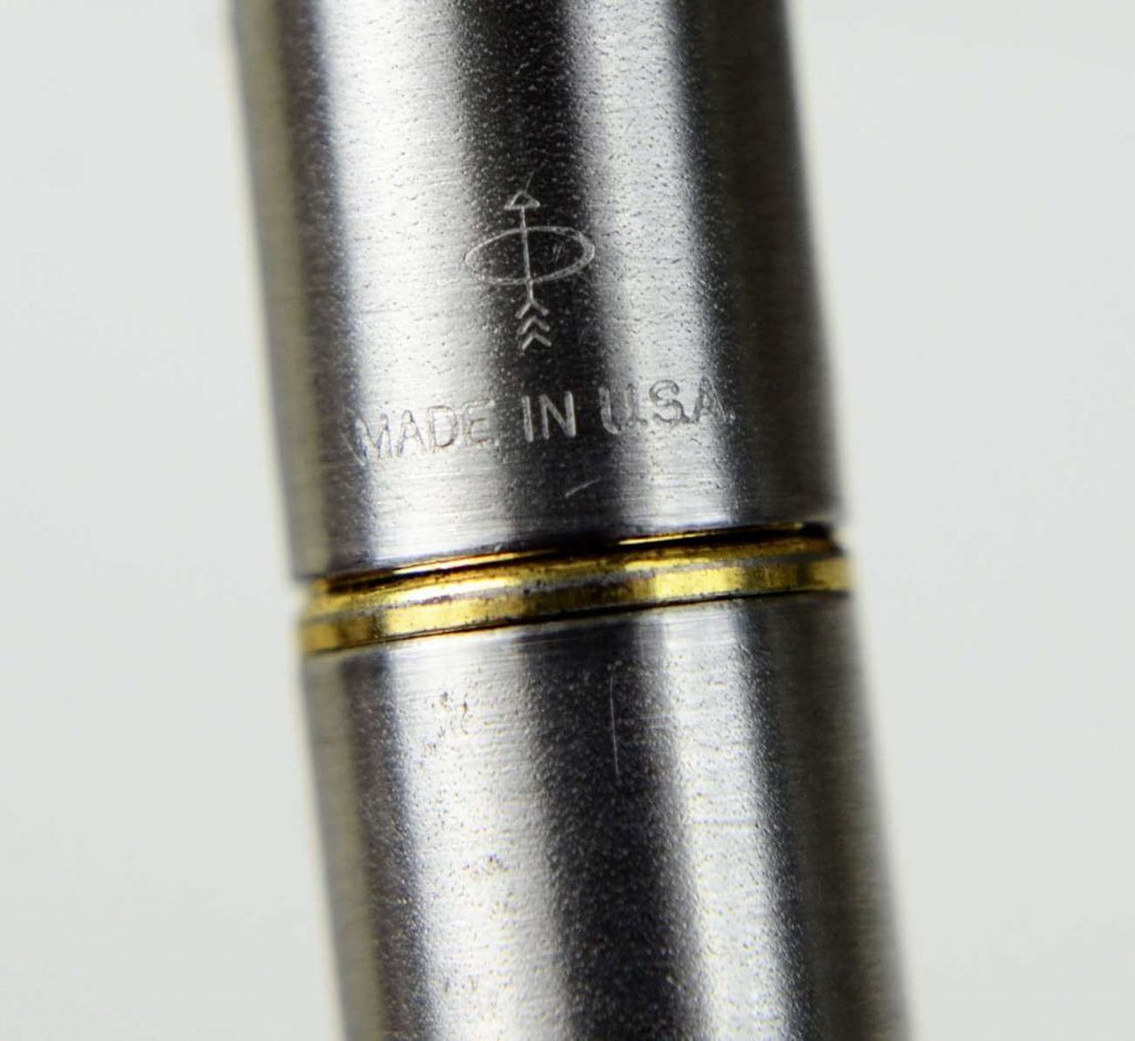 Buy online Parker 45 flighter 14k gold nib f fountain pen with metal body
