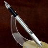 Parker 25 vintage chrome barrel fountain pen with Original Converter  - M nib - Image 2