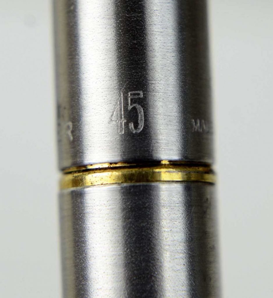Buy online Parker 45 flighter 14k gold nib f fountain pen with metal body