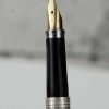 Vintage parker 75 prince of wales sterling silver fountain pen 14Karat Gold XF nib - Image 11