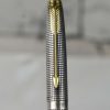 Vintage parker 75 sterling silver fountain pen 14K Gold M nib - Image 6