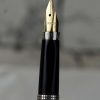 Vintage parker 75 sterling silver fountain pen 14K Gold M nib - Image 8