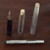 Vintage parker 75 sterling silver fountain pen 14Karat Gold B nib - Image 5