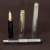 Vintage parker 75 sterling silver fountain pen 14K Gold M nib - Image 5