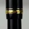 Vintage Pilot Custom 74 black barrel fountain pen -  14K 585 solid gold EF nib - Image 8