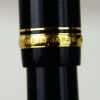 Vintage Pilot Custom 74 black barrel fountain pen -  14K 585 solid gold EF nib - Image 9