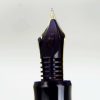 Vintage Pilot Custom 74 black barrel fountain pen -  14K 585 solid gold EF nib - Image 6