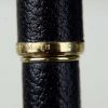 Vintage platinum sheep skin leather fountain pen -  18K 750  solid gold F nib - Image 6