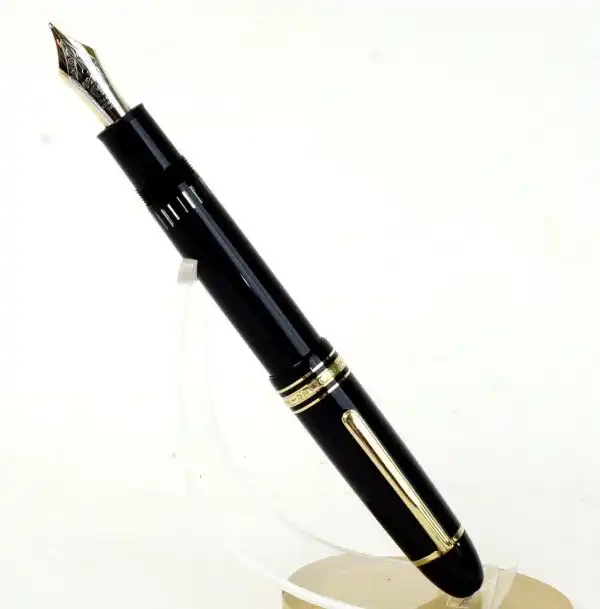 Montblanc Meisterstück 149 Piston Filler fountain pen 14K gold 585 M nib - used mint - Image 2