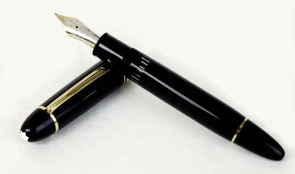 Montblanc Meisterstück 149 Piston Filler fountain pen 14K gold 585 M nib - used mint - Image 3
