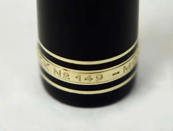 Montblanc Meisterstück 149 Piston Filler fountain pen 14K gold 585 M nib - used mint - Image 12
